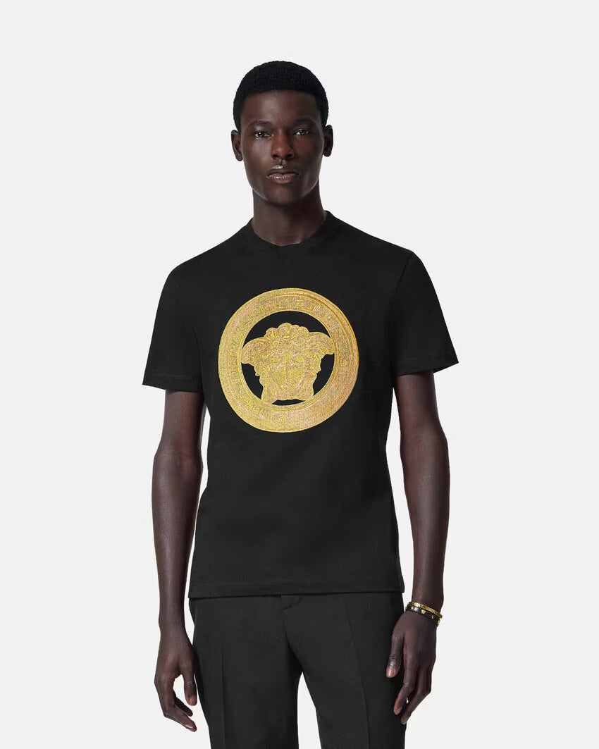 Versace EMBROIDERED MEDUSA T-SHIRT - Image 4
