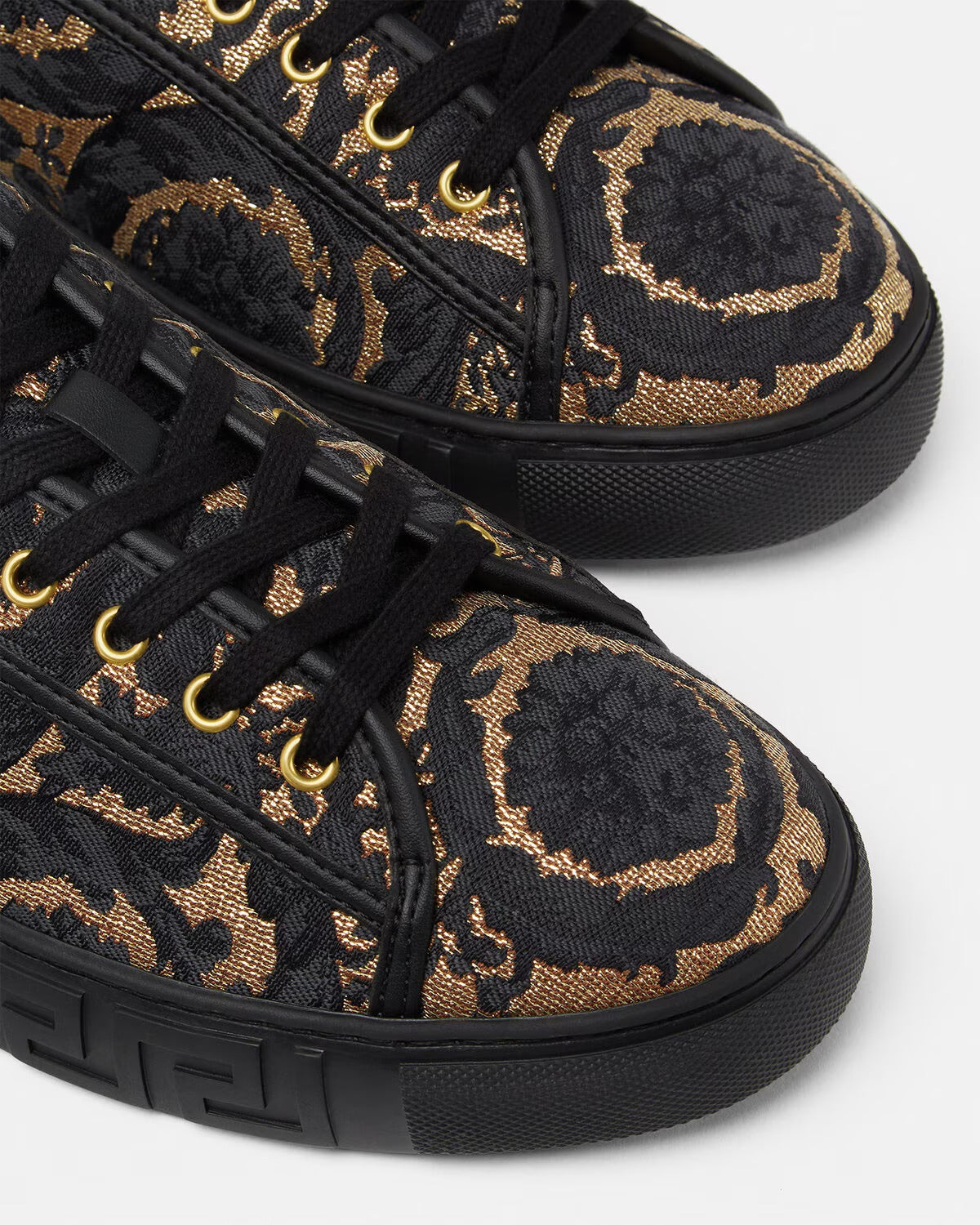 VERSACE Barocco Jacquard Greca Sneakers - Image 5