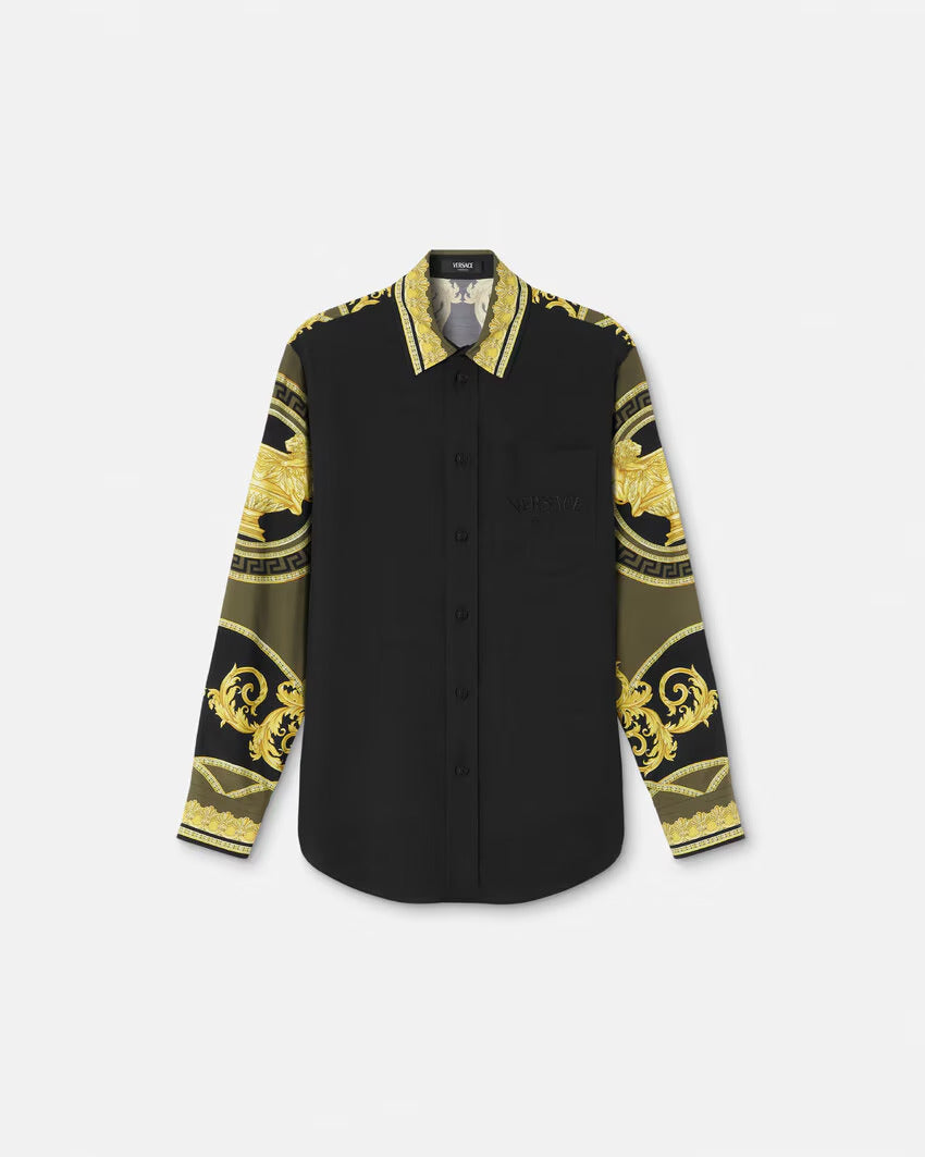 Versace LA COUPE DES DIEUX PANELED SHIRT