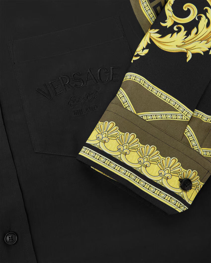 Versace LA COUPE DES DIEUX PANELED SHIRT - Image 4