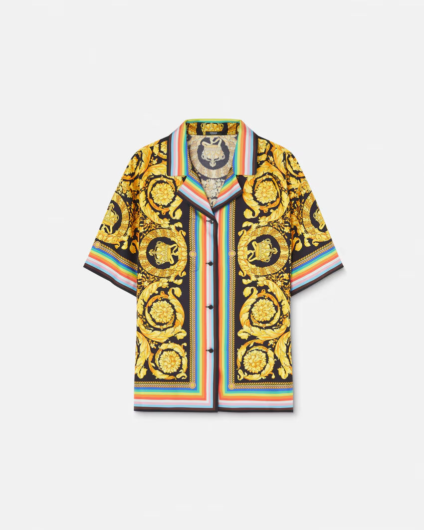 Versace PRIDE BAROCCO SILK SHIRT