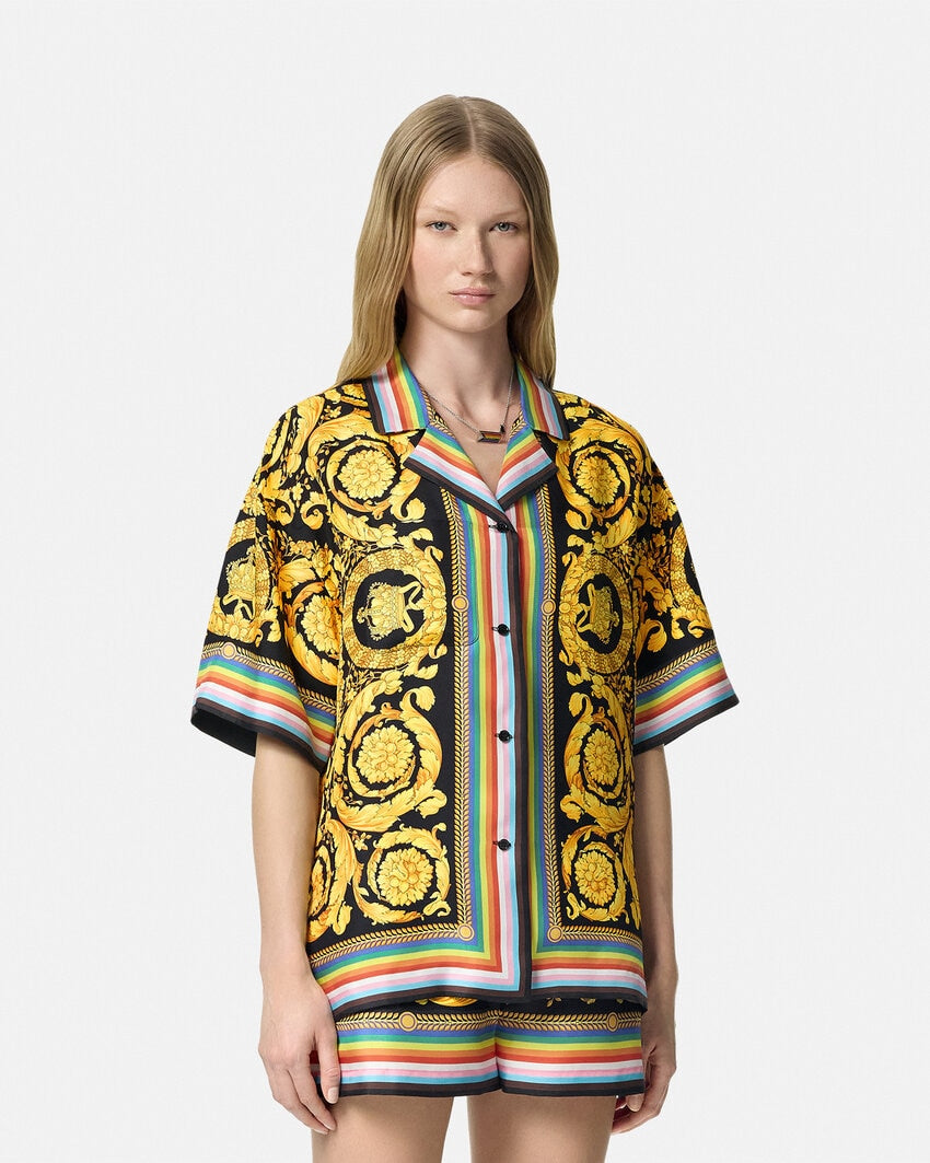 Versace PRIDE BAROCCO SILK SHIRT - Image 4