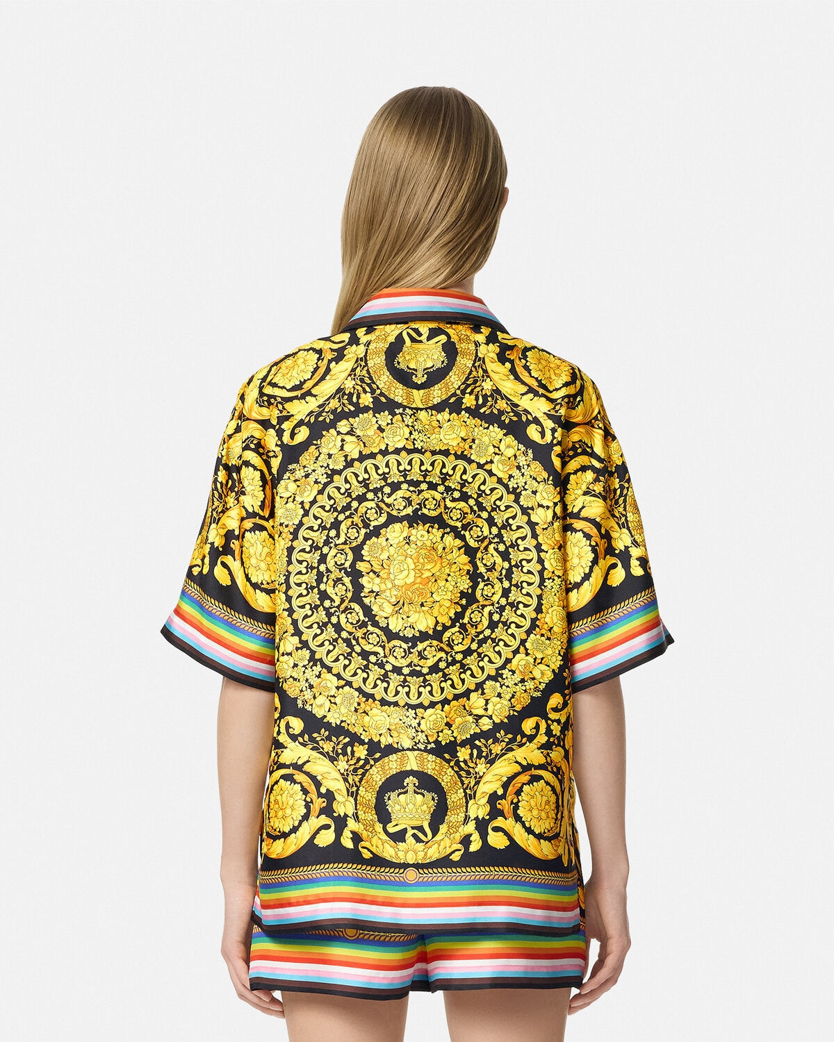 Versace PRIDE BAROCCO SILK SHIRT - Image 5