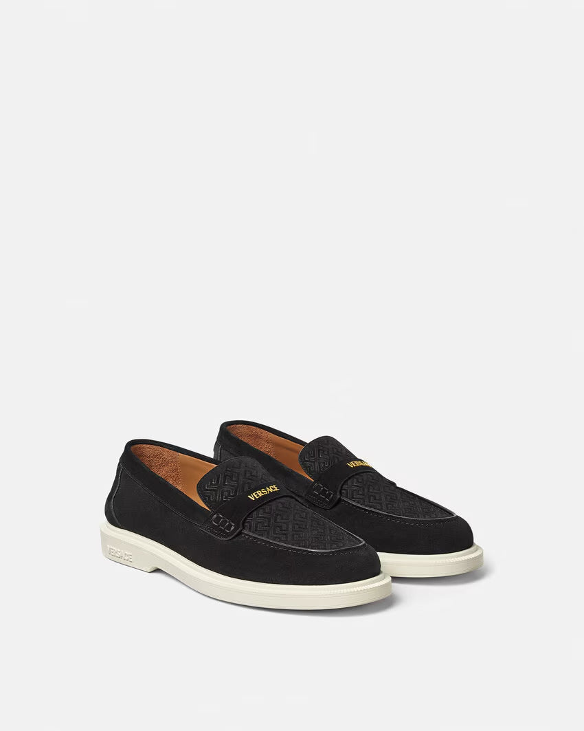 VERSACE Giuliano Suede Loafers - Image 2