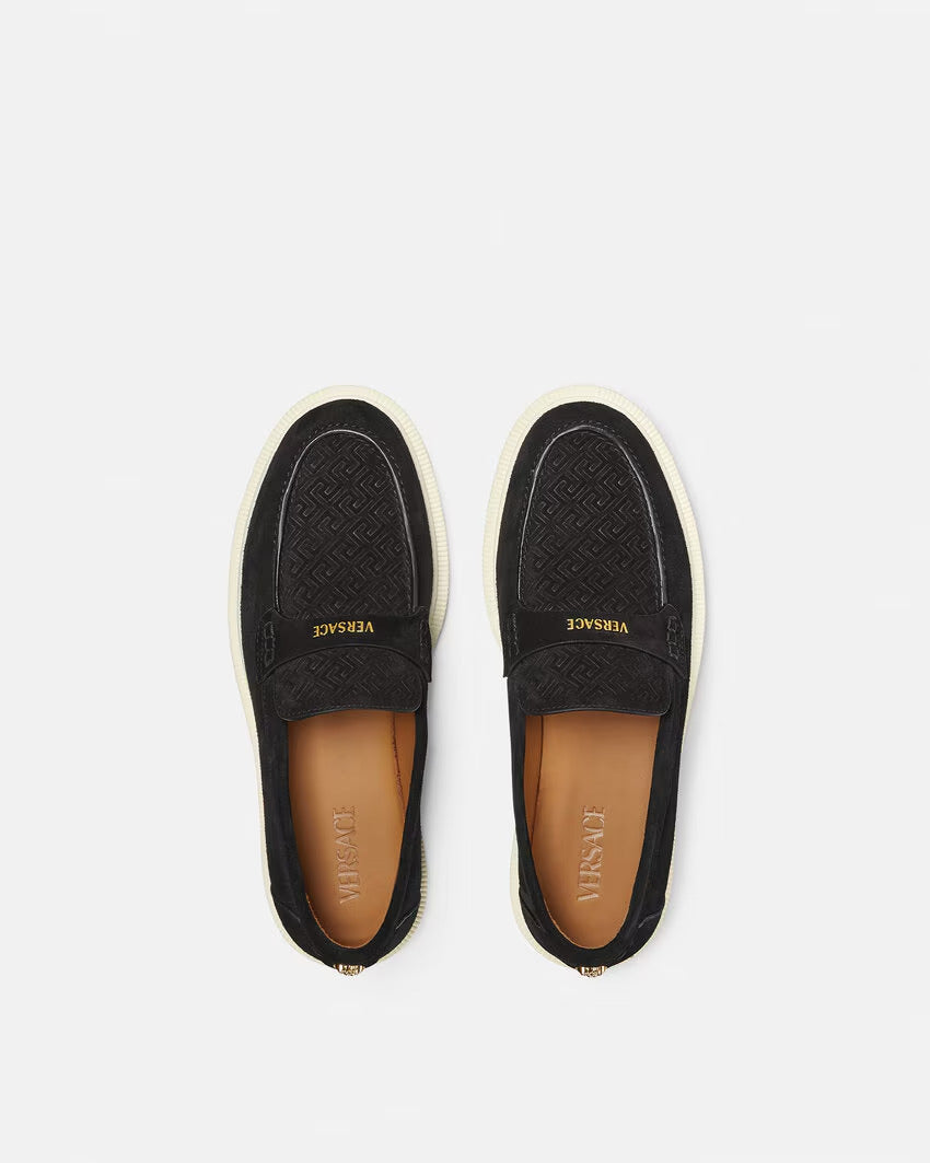 VERSACE Giuliano Suede Loafers - Image 4