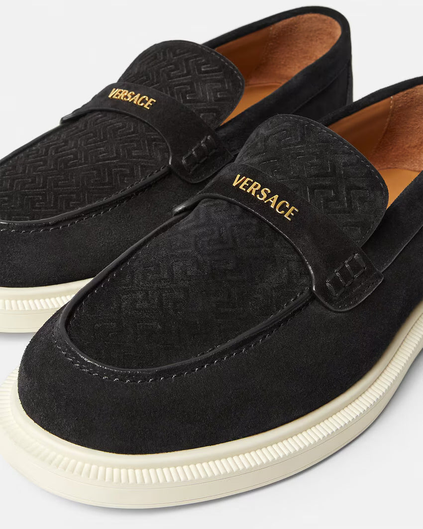 VERSACE Giuliano Suede Loafers - Image 5