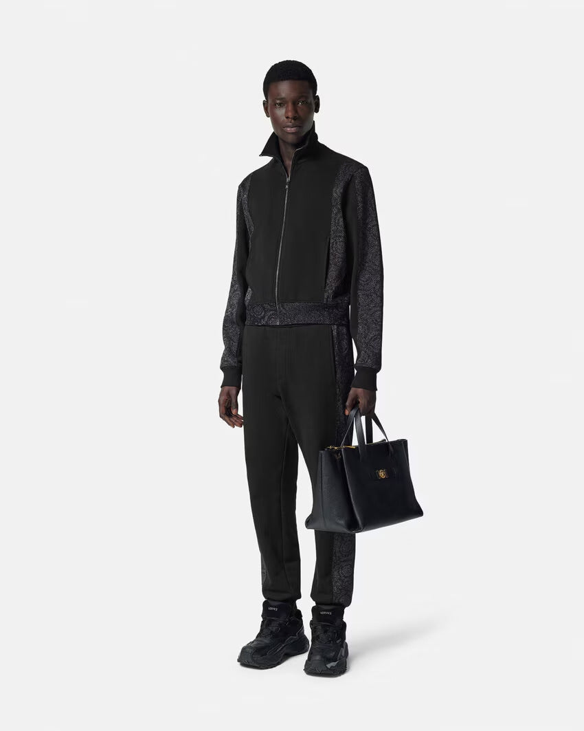 Versace BAROCCO JACQUARD LUREX SWEATPANTS - Image 2
