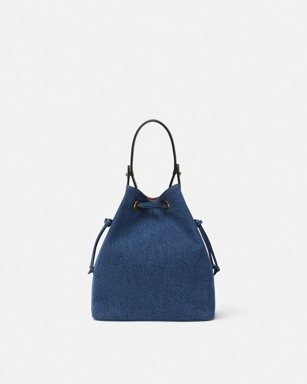 VERSACE LA MEDUSA DENIM BUCKET BAG - Image 7