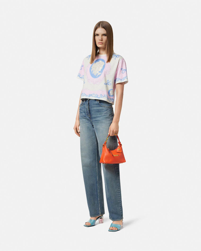 VERSACE TAG HOBO HANDBAG - Image 31