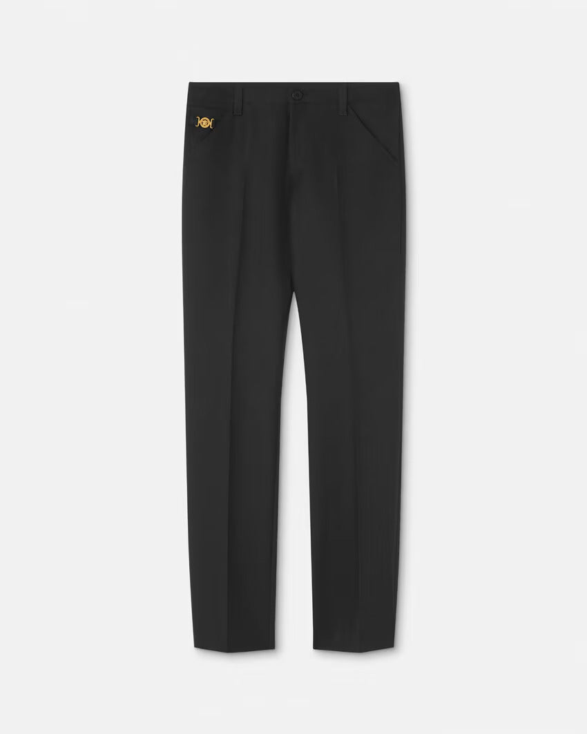 VERSACE Cavalry Wool Formal Pants
