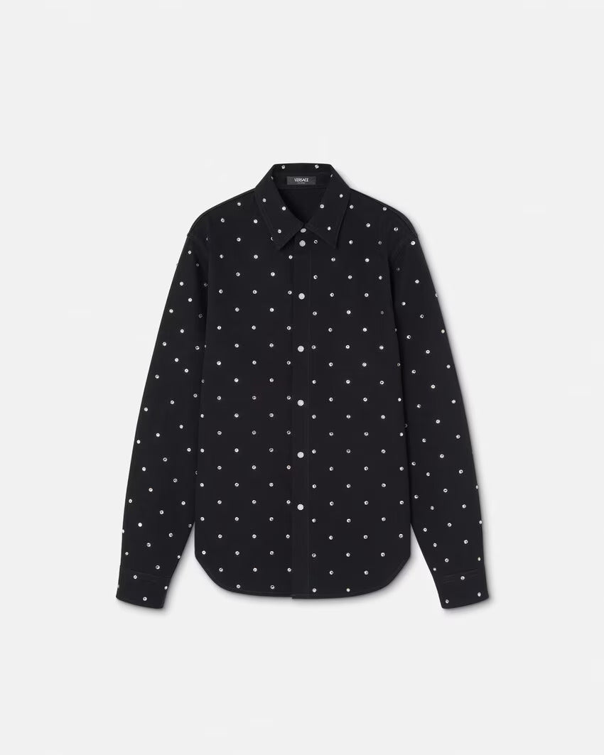 Versace CIELO STELLATO DENIM OVERSHIRT