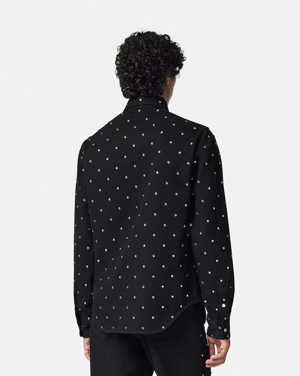 Versace CIELO STELLATO DENIM OVERSHIRT - Image 5