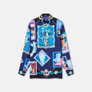 VERSACE GALLERY SILK SHIRT