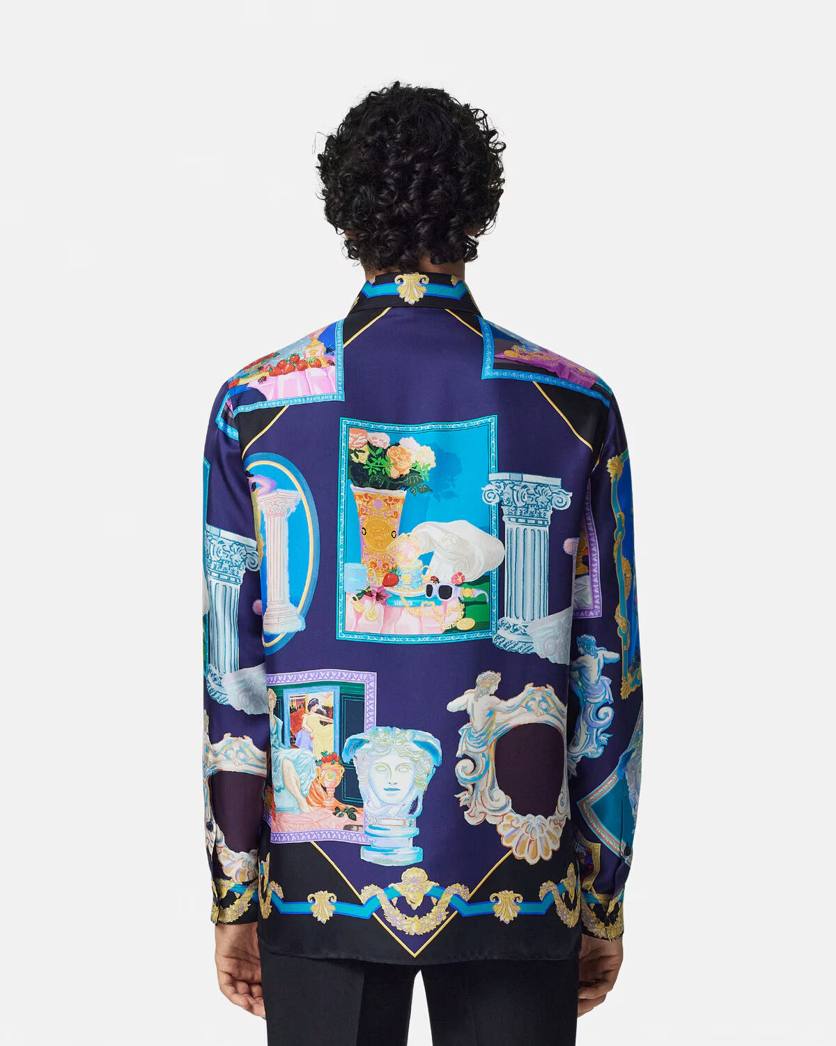 VERSACE GALLERY SILK SHIRT - Image 5
