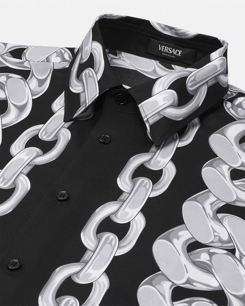 Versace MEDUSA CHAINS SILK SHIRT - Image 2