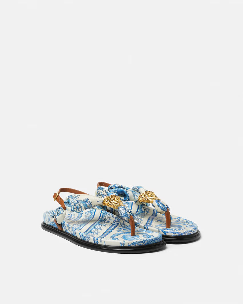 VERSACE Underwater Barocco La Medusa Sandals - Image 2