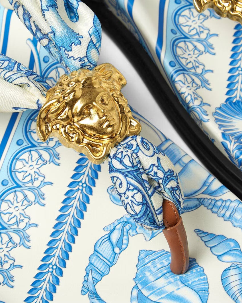 VERSACE Underwater Barocco La Medusa Sandals - Image 4