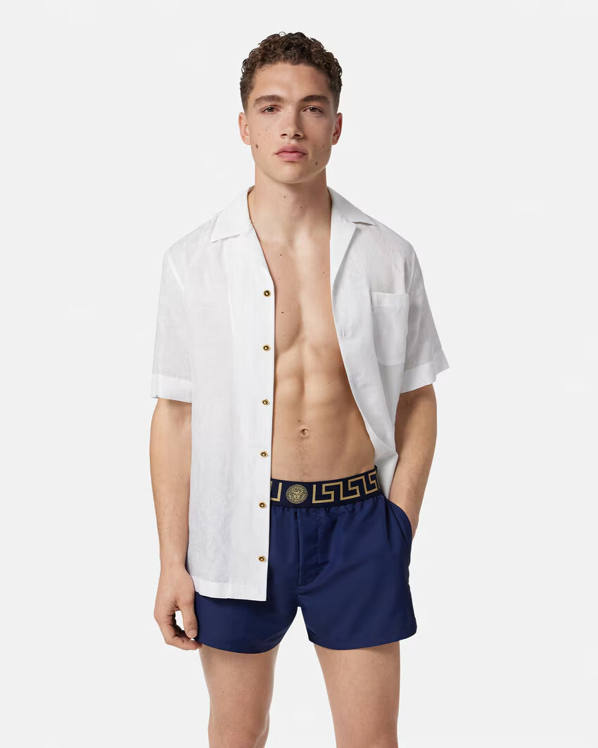 VERSACE Greca Border Swim Shorts - Image 5