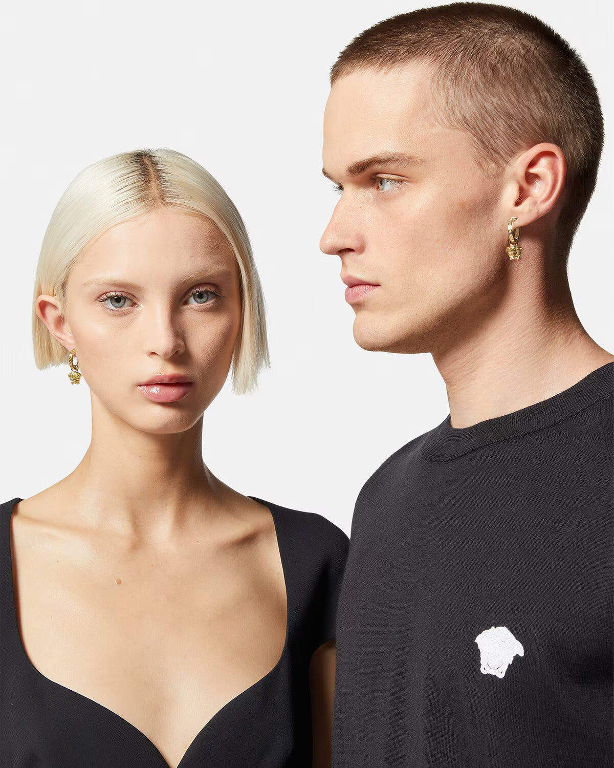 VERSACE La Medusa Hoop Earrings - Image 3