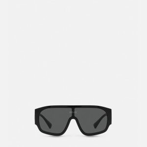 VERSACE LOGO SHIELD SUNGLASSES