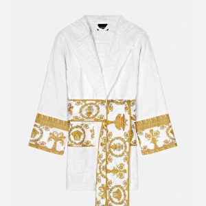 VERSACE I ♡ Baroque Short Bathrobe