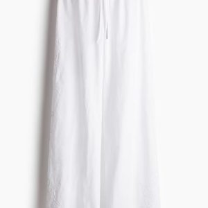 H&M Embroidered Pajama Pants
