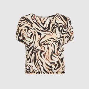 LAURA Zebra Print Top