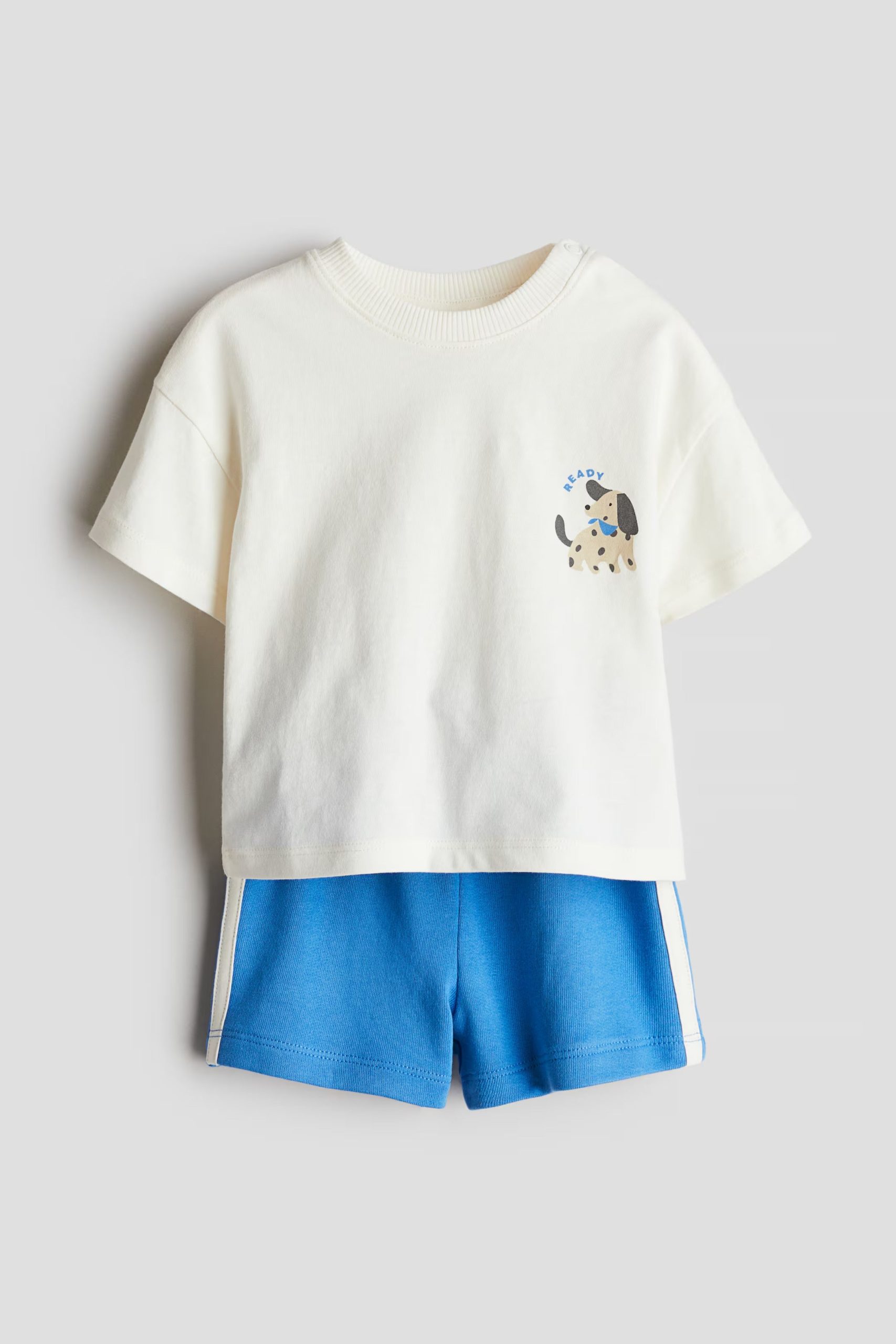 light blue/white