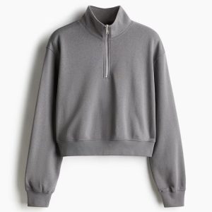 H&M HALF-ZIP SWEATSHIRT