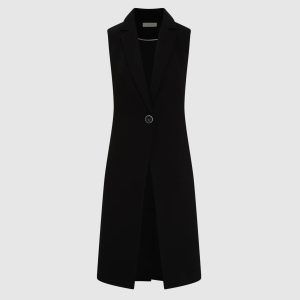 LAURA Long Buttoned Vest
