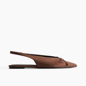 H&M Bow-Decorated Slingbacks