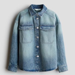 H&M Cotton Denim Overshirt