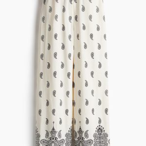 H&M Patterned Twill Pants