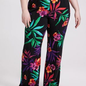 LAURA Joseph Ribkoff - Leaf Print Pants