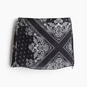 H&M TIE-DETAIL BEACH SKIRT