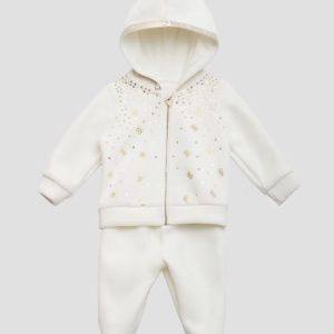 Guess Velour Zip Hoodie and Pants Set (0-24M)