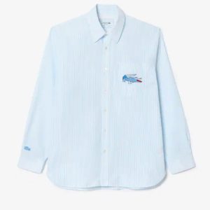 Lacoste Men's Relaxed Fit Croc Badge Shirt