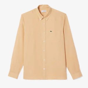 Lacoste Men's Regular Fit Linen Shirt