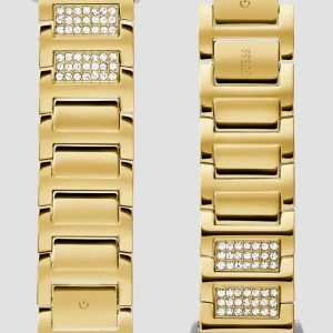 Guess Gold-Tone Rhinestone 42-44 mm Band for Apple Watch®