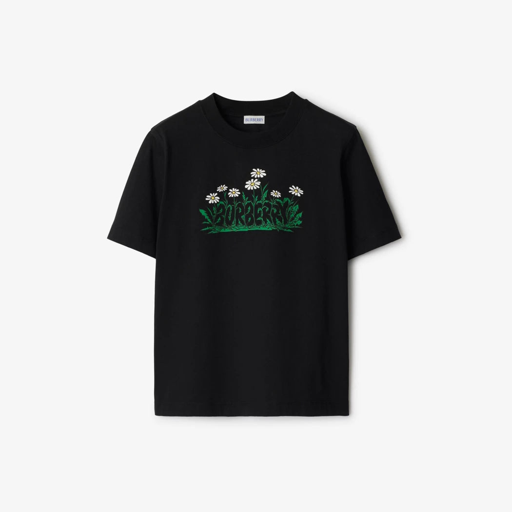 Burberry Daisy Logo Cotton T-shirt