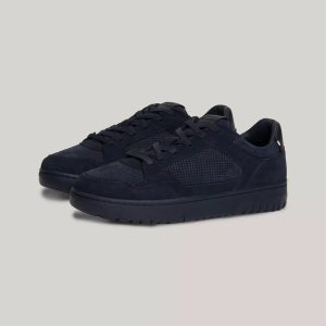 Tommy Hilfiger Perforated Panel Leather Sneaker