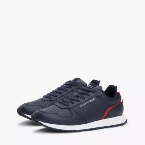 Tommy Hilfiger Tommy Logo Cleated Leather Runner Sneaker