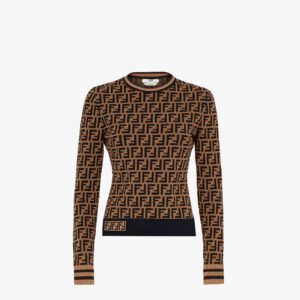 Fendi FF motif sweater