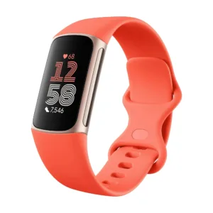 Fitbit Charge 6 Fitness Tracker with Heart Rate, GPS, Premium Membership, and Health Tools