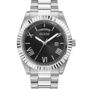 Guess Silver-Tone Analog Watch
