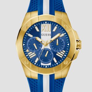 Guess Gold-Tone Chronograph Watch