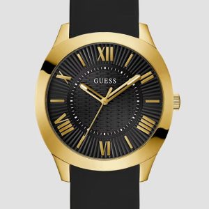 Guess Black Silicon Analog Watch