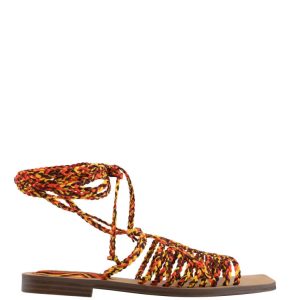 Guess Rayana Strappy Lace-Up Sandals