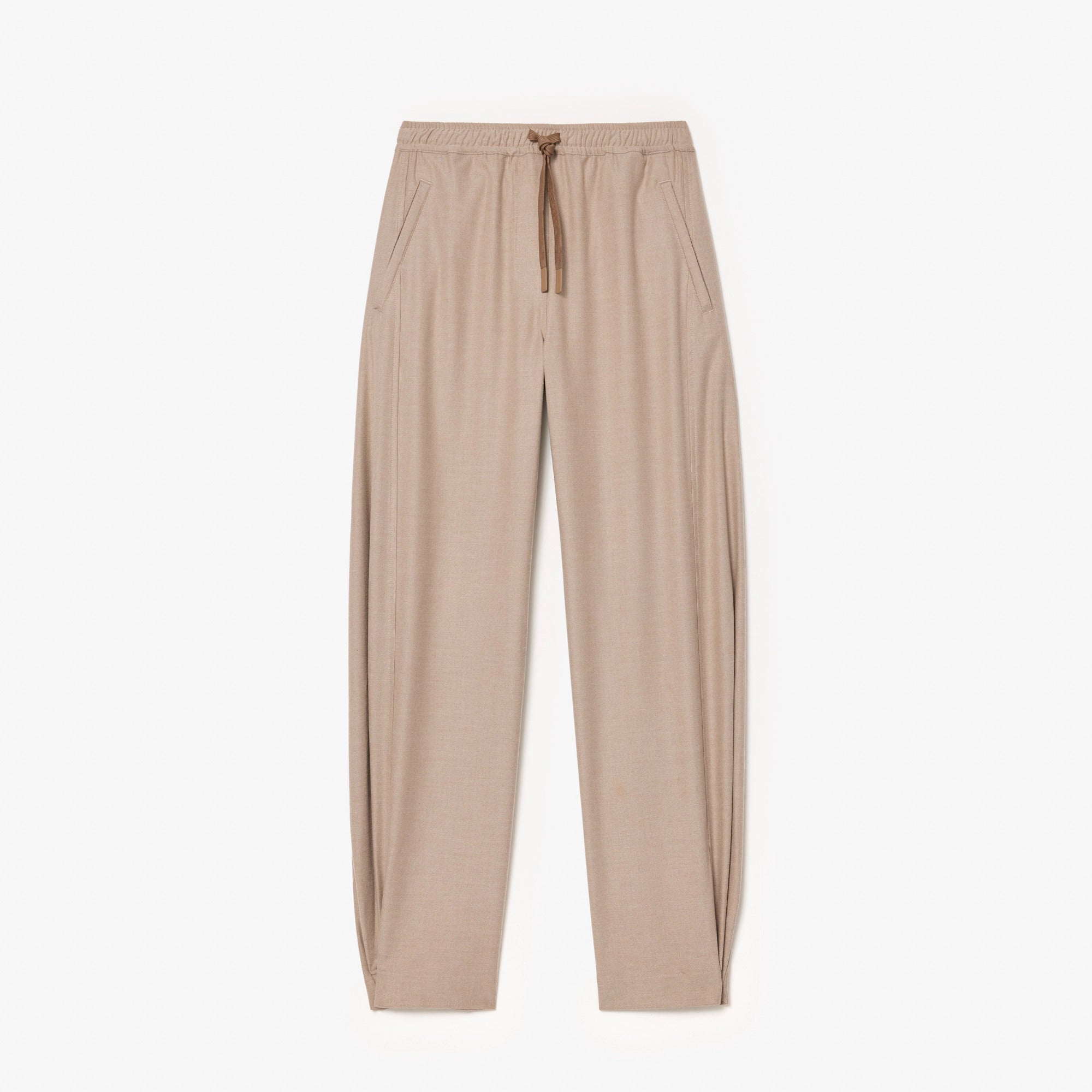 Lacoste Women's Wide Leg Soft Flannel Pants