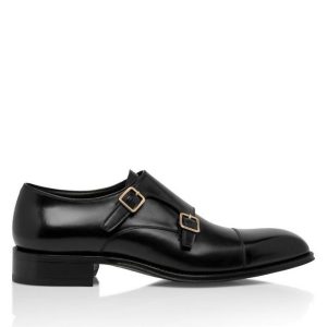 TOM FORD LEATHER CLAYDON MONK STRAP